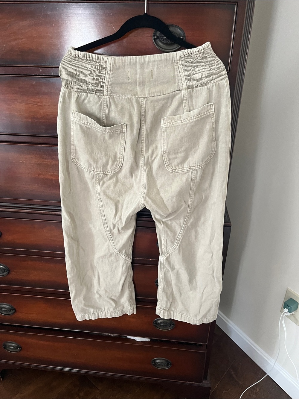 Free People Barrel Cropped Pants - Picture 2 of 4